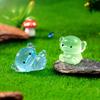 30/50Pc Luminous Mini Resin Cute Fat Hexagonal Dragon Doll Figurine Fairy Garden Diy Micro Landscape Home Decor Glow In The Dark