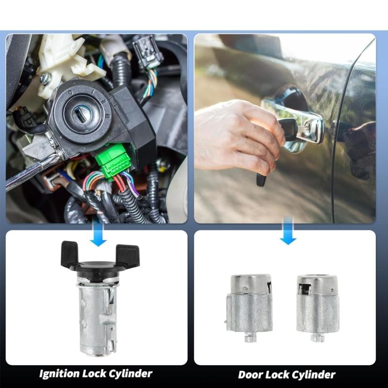 Ignition Switches Door Lock Cylinder 924-791 12300443 D1414B 701400 for 1987-1993 Auto Accessories Easy Installation