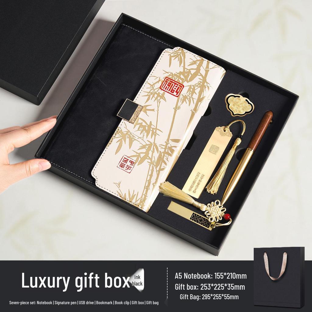 Bamboo Rhyme USB Flash Drive & High-Value Notebook Gift Set