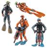 Plastic Seabed Exploration Diver Doll Scene Decoration Toys Oceans Diver Miniature Action Toys Scene Model Figures J5H8