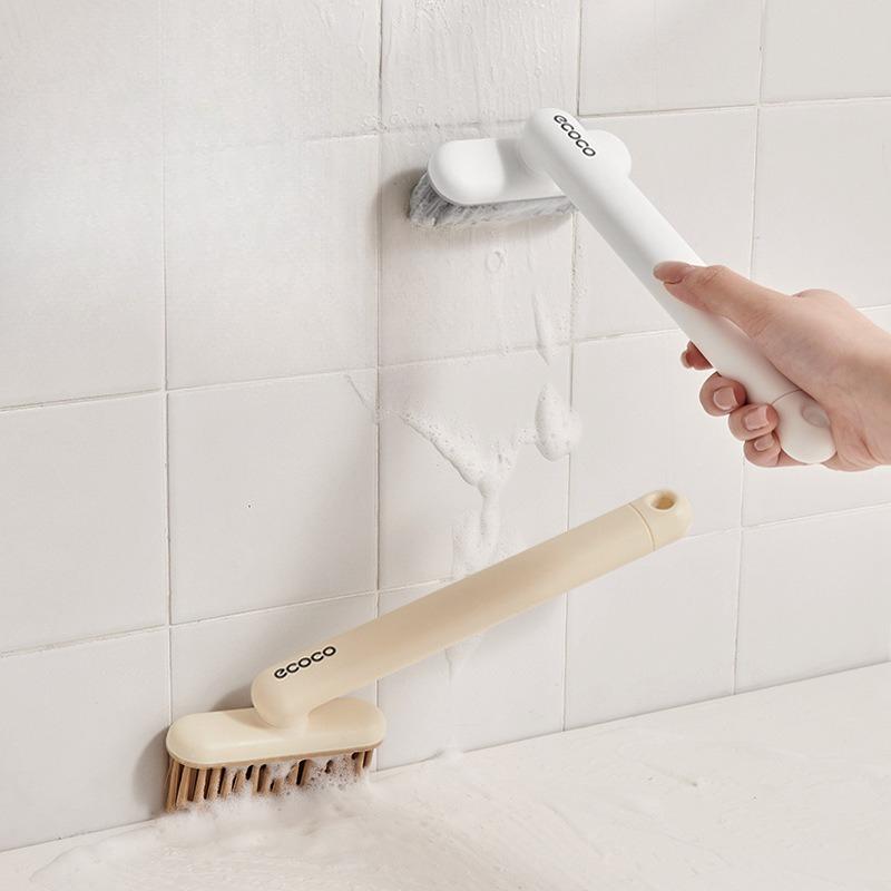 Multi-functional, Seamless Brush for Bathroom and Toilet Floor, Small Brush for Household Kitchen Rotary Cleaning and Tile Brushing