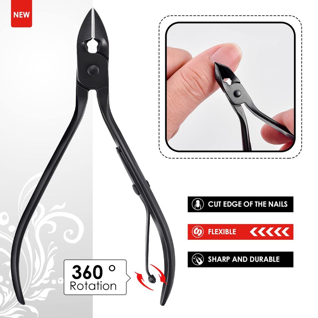 Nagelknipser Pflege Maniküre Nagelpflege Edelstahl Inklusive Dediziertem Aufbewahrungskoffer 30-teiliges Set, Set, Set, Set, Multifunktional, Stahl, Tragbar,