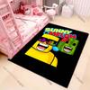Funny S Sunny and Mel0n Pattern Carpet Rug for Living Room Bedroom,Office Areas,large Decora Mat, Durable Machine Washable Mat