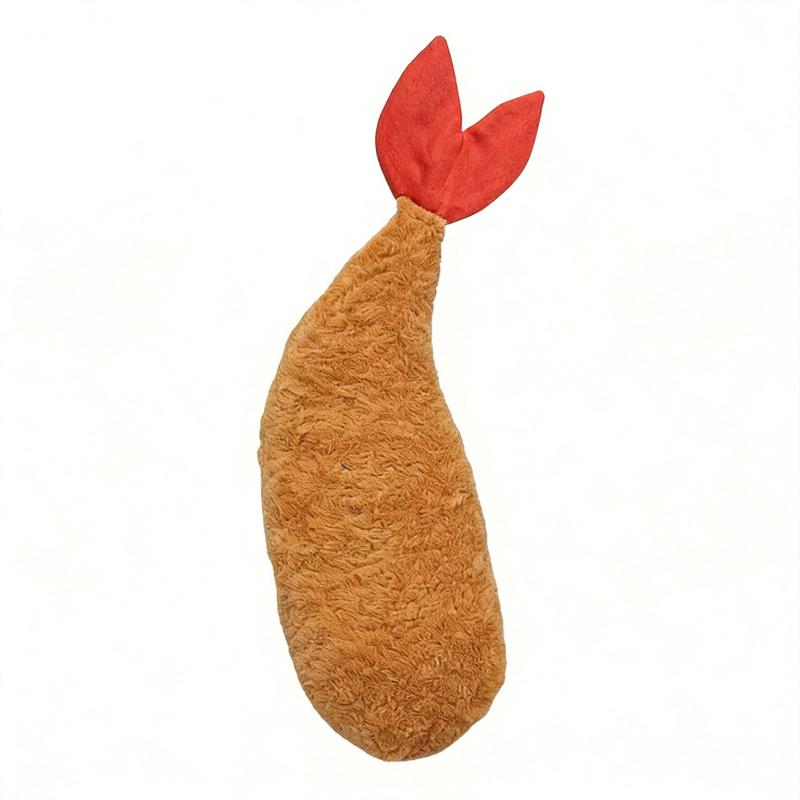 100cm Kawaii Garnelen-Plüschtiere Lebensechte Küche Tempura Stofftierpuppe Weiches Lustiges Kissen Geburtstagsgeschenke