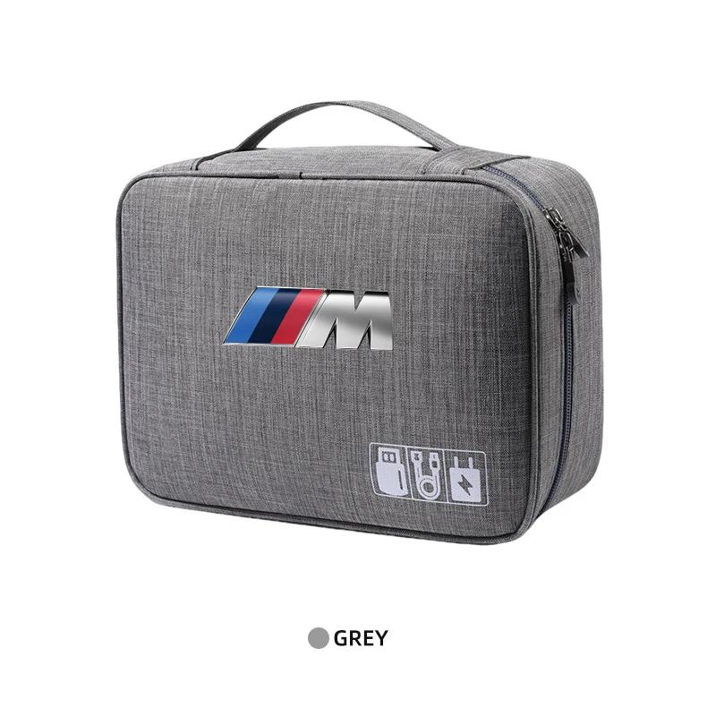 Digitale Aufbewahrungstasche Reise-Kabel-Organizer Für BMW M E46 E90 E60 F10 F30 E39 E36 F20 E87 G30 E92 E91 Auto-Innenzubehör
