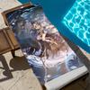 Game W-wuthering IUNO Towel Large W-waves Quick-Drying Microfiber soft Beach Towel for Travel Fitness Sauna Bathing Camping