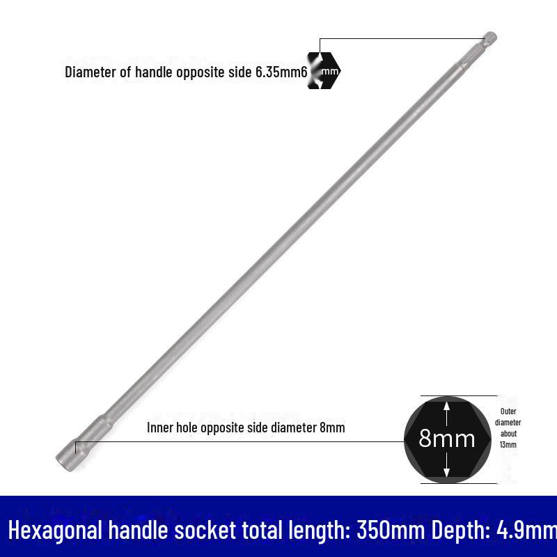 Dane Tools Magnetischer Inbusschlüssel und selbstschneidender Schraubendreher-Bohrersatz