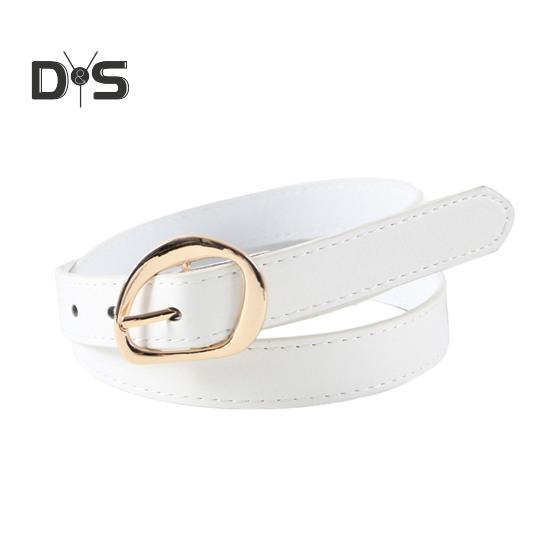 

Женский ремень для джинсов, платьев, брюк в стиле вестерн, женский тонкий пояс из искусственной кожи с золотой пряжкой для повседневной носки или офиса белый