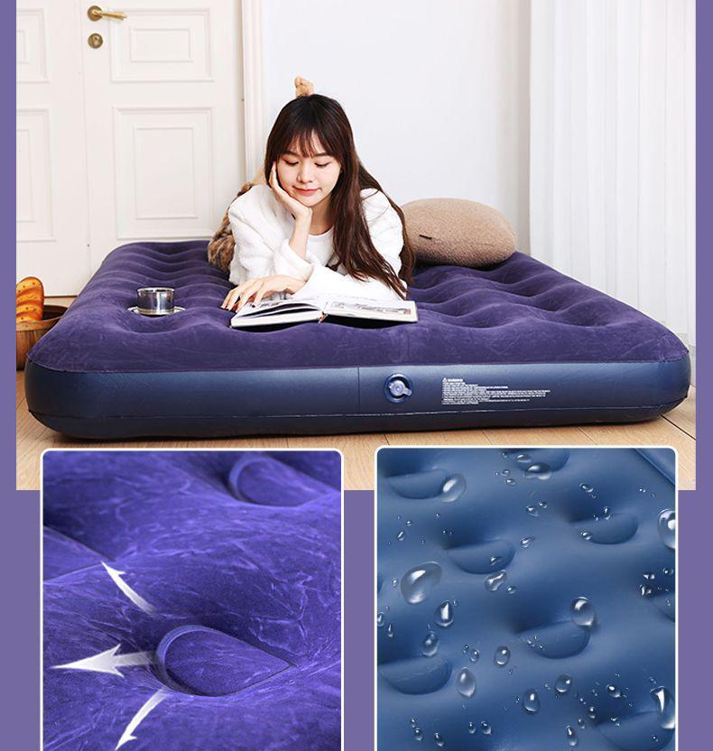 Shu Zeng Double Inflatable Mattress - Camping, Car, Home, Lunch Break Pad