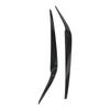 2pcs Headlight Eyebrow Left Right Replacement for 5 Series G30 G31 G38 F90 M5 525I 530I 540I 2017‑2021