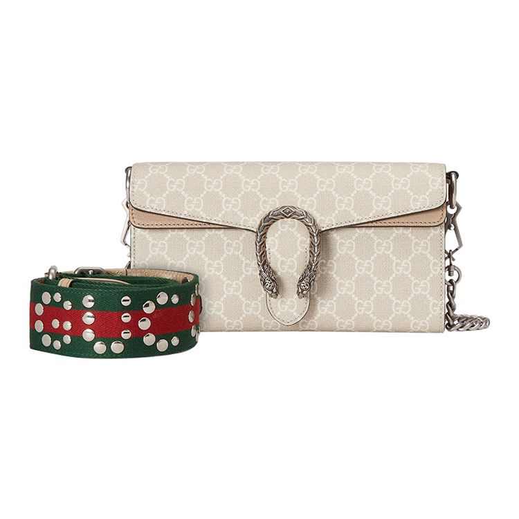 Gucci Dionysus Antique Silver Tiger Head Closure Canvas Crossbody Shoulder Bag Women Bags 731782-UULAK-9682