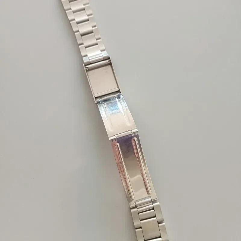 316L Brushed Stainless Steel Watch Bands 18mm 19mm 20mm Oyster Vintage Watch Strap Bracelet Fit For Rolex Watch