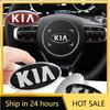 2026 Hot Car Sticker ABS Car Steering Wheel Center Emblem Sticker Accessories For KIA Ceed Rio Sportage R K3 K4 K5 K6 Ceed Soren