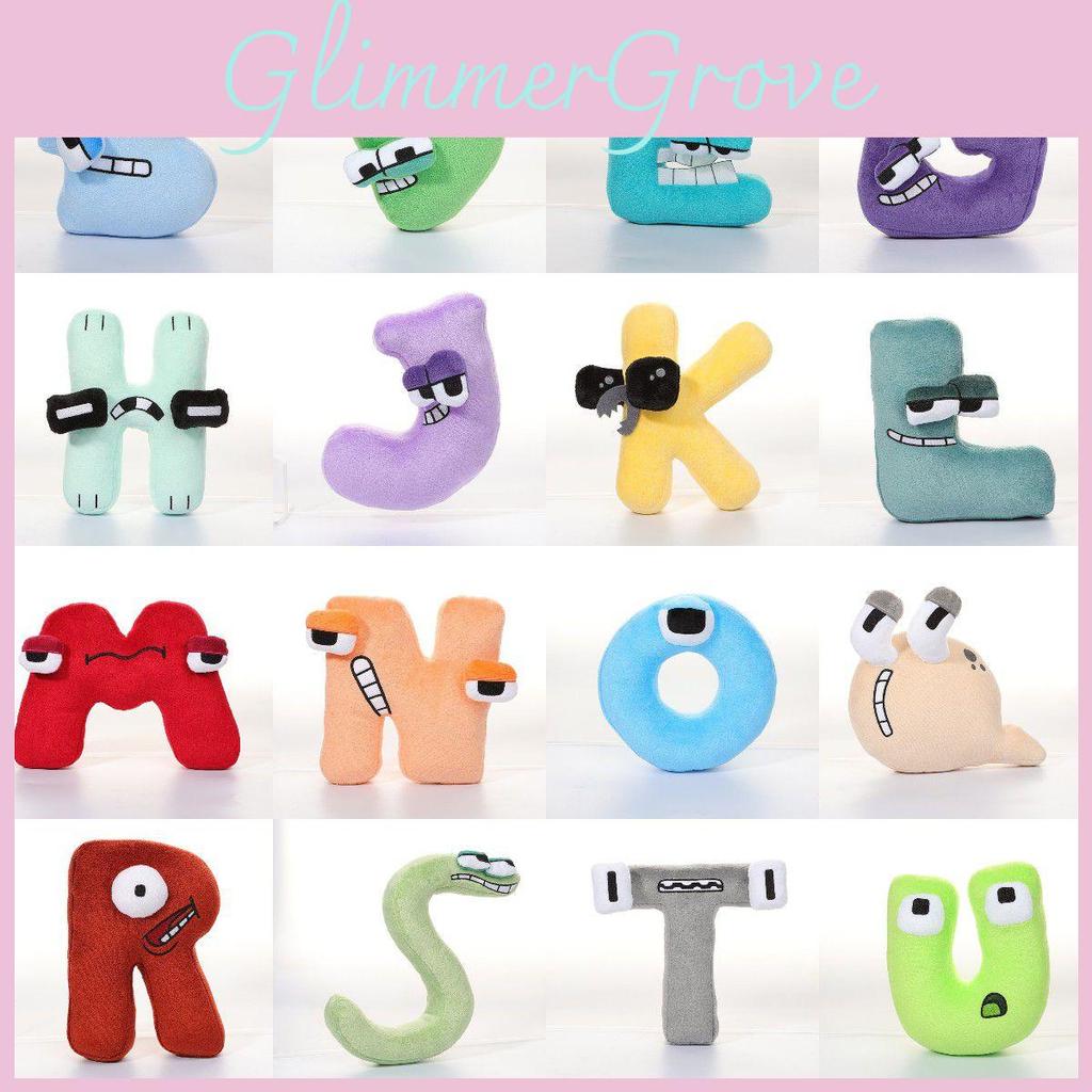 Adorable Alphabet Lore Letter A Plush Dolls Baby Educational Toys