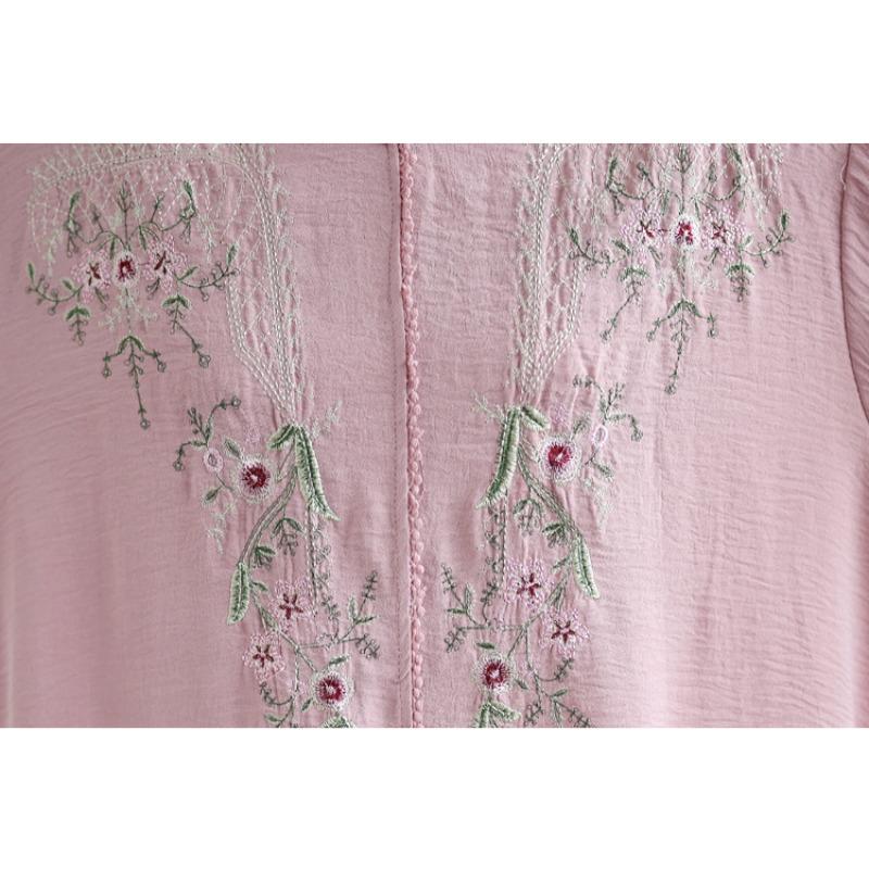 Dimanaf 2025 Summer Plus Size T-Shirt Floral Women Short Sleeve V-Neck Short Loose Tops Tees