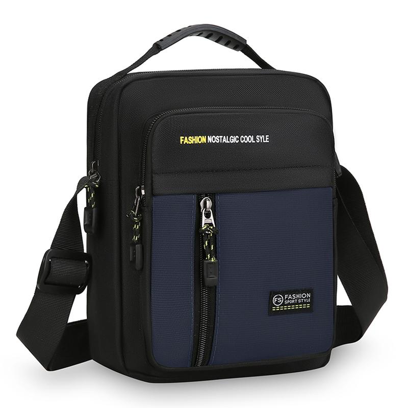 Men's bag fashionable casual lightweight versatile small square bag new high-end sports cycling shoulder messenger bag