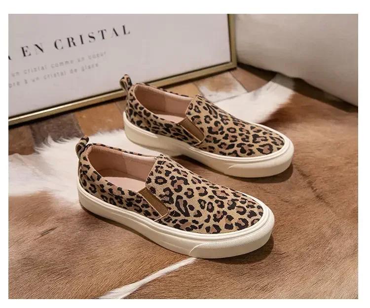 Sneakers Women Designer Shoes Leopard Sneaker for Woman Slip On Casual Comfy Flat Shoes Woman Loafers