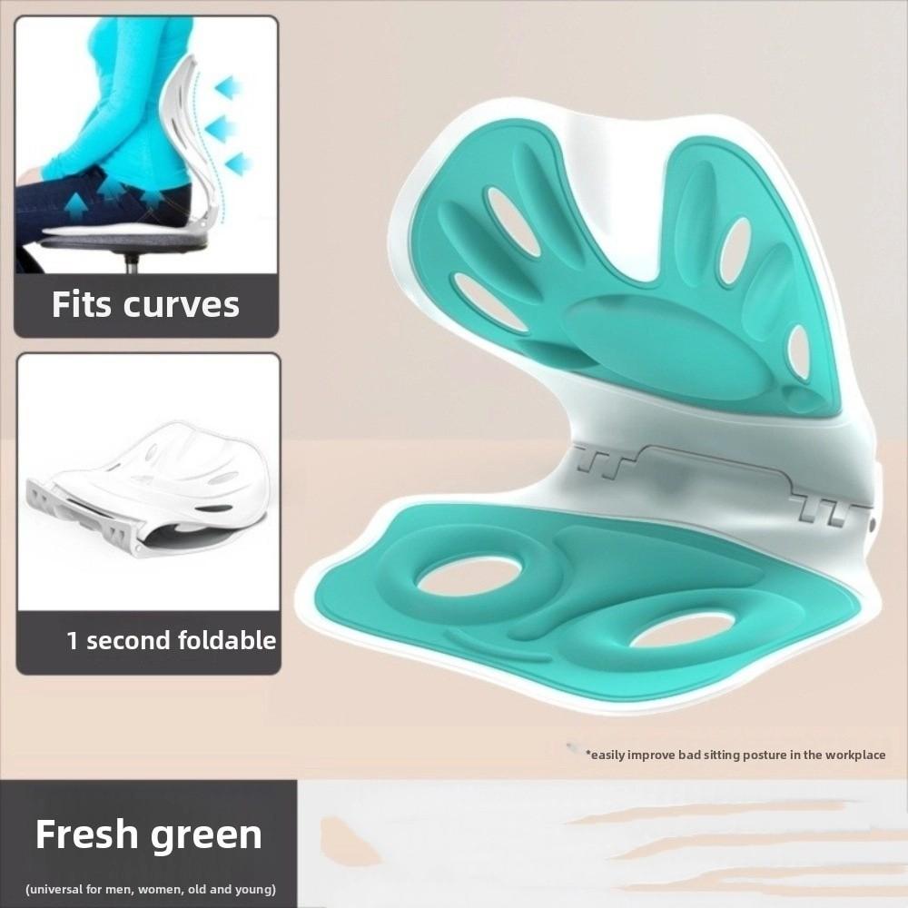 Foldable Back Support Cushion Soft Breathable Chair Waist Cushion Adjustable Lightweight Posture Correction Cushion