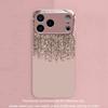 Minimalist Elegant Golden Dust Metallic Paint Glass Phone Case For iPhone 17 16 15 14 13 12 11 Pro Max 15 Plus 17 Air 16E Cover