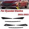 Auto Front Bottom Bumper Exterior Accessories For Hyundai Elantra 2026 2026 Black/Carbon Fiber Garnish Exterior Decoration Parts