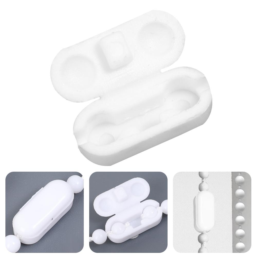 5-100Pcs Roller Blinds Pull Cord Connector Curtain Chain Connector Roman Curtain Beaded Chain Cord Connection Decor Accessory