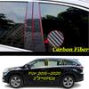 For Toyota Highlander Kluger 2008-2015-2018--2024 Car PC Material Pillar Post Cover Door Trim Window Molding Sticker Plate