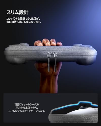 Spigen PlayStation Portal Remote Player Case, PS5 Portal Remote Player Storage Bag/Pouch with Carrying Strap, Comfortable Carry, Shockproof, All-Round