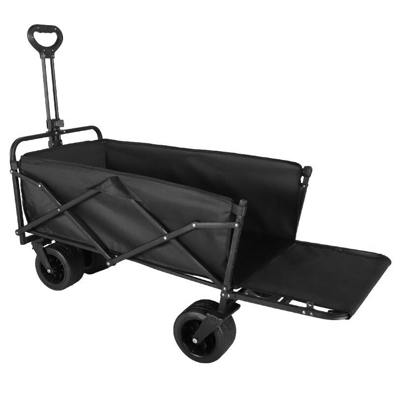 ZISIZ Foldable Camping Wagon with Table Board