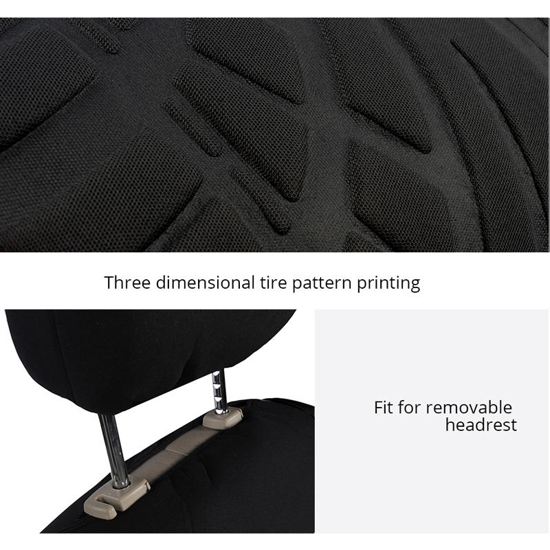 Black Complete Universal Seat Set, Front Seat Covers, Truck Seat Covers, Rear Seat Covers, Multiple Styles