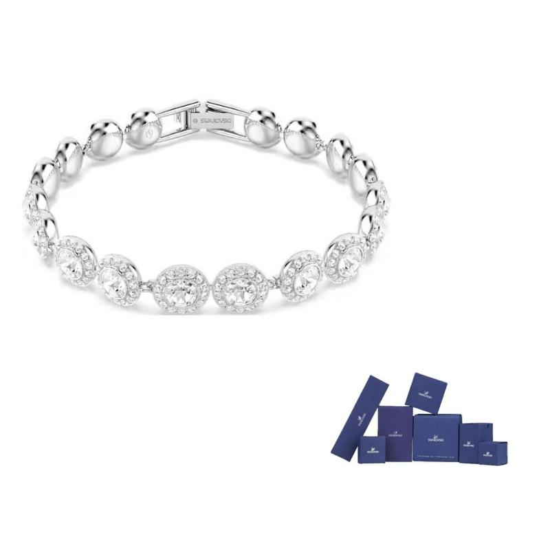 Swarovski Una Angelic crystal-embellished bracelet F-Original brand box белый