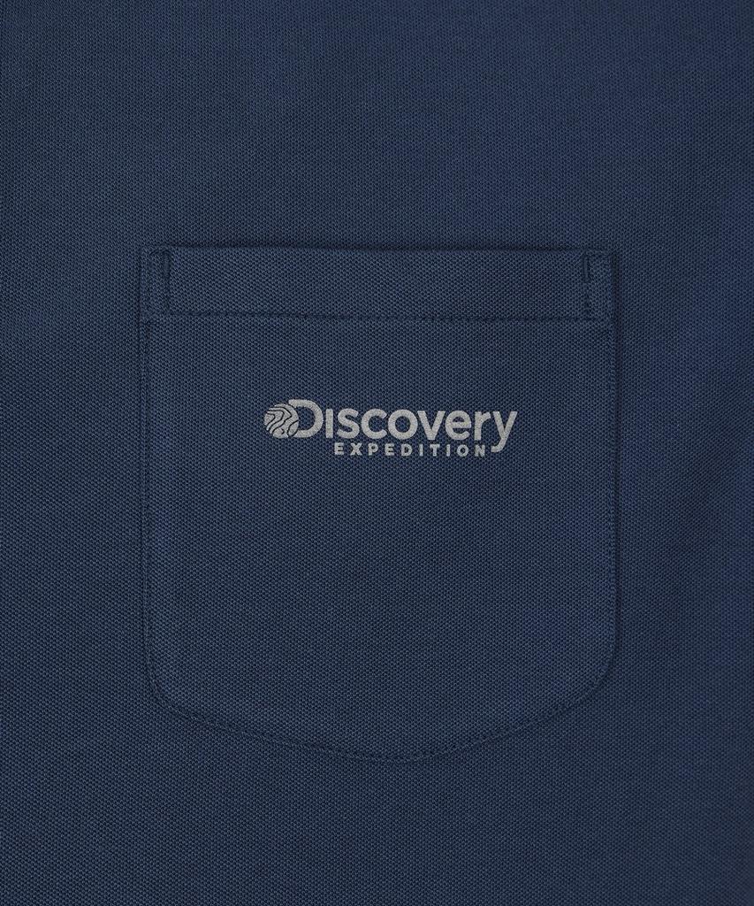 DISCOVERY EXPEDITION Men'S Freshvent Ted Pocket Polo Shirt (D/Navy)