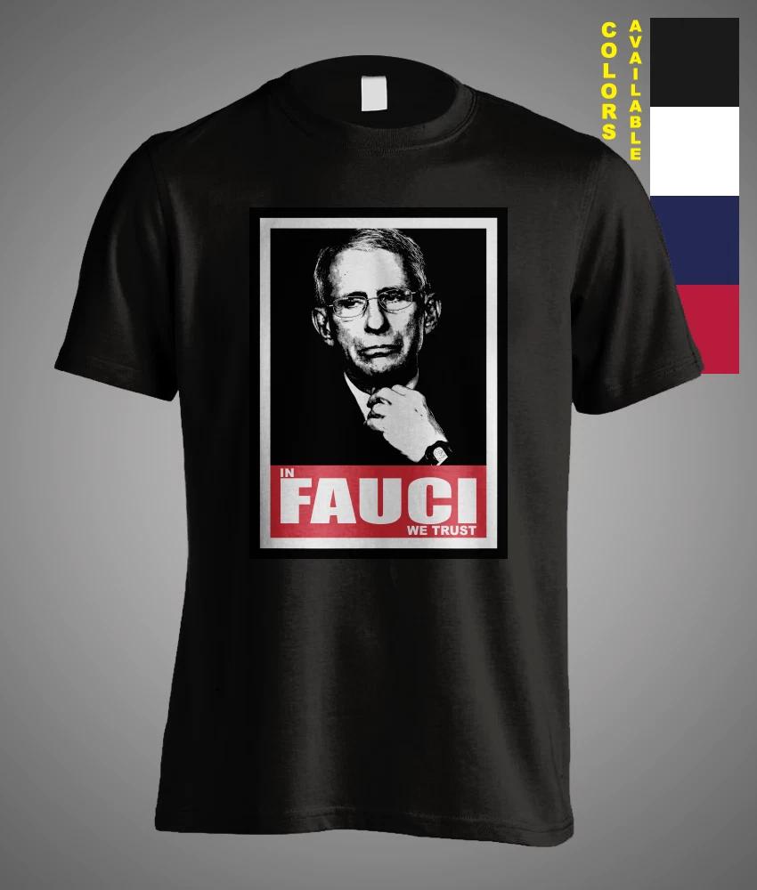 In Fauci We Trust doctor nurse medical workers t-shirt gift pandemic virus tee XL