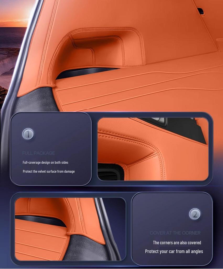 Full Coverage Trunk Mat for 2026 Shenlan S05 - Changan Car Interior Modification