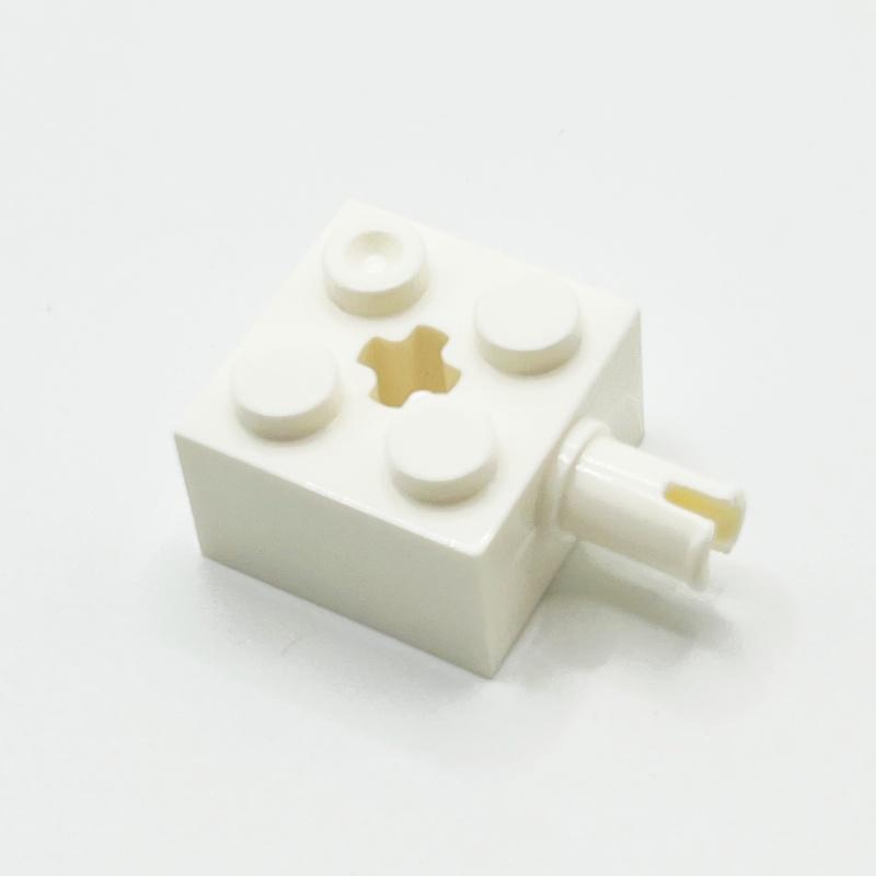 6232 Brick Modified 2 X 2 with Pin and Axle Hole Bricks Collection Bulk Modular Toys For Technical MOC DIY Buildings Blocks