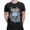 Lamb Of God Skull T-Shirts Men Crazy Cotton Tees Round Neck Short Sleeve T Shirt Birthday Present Clothes