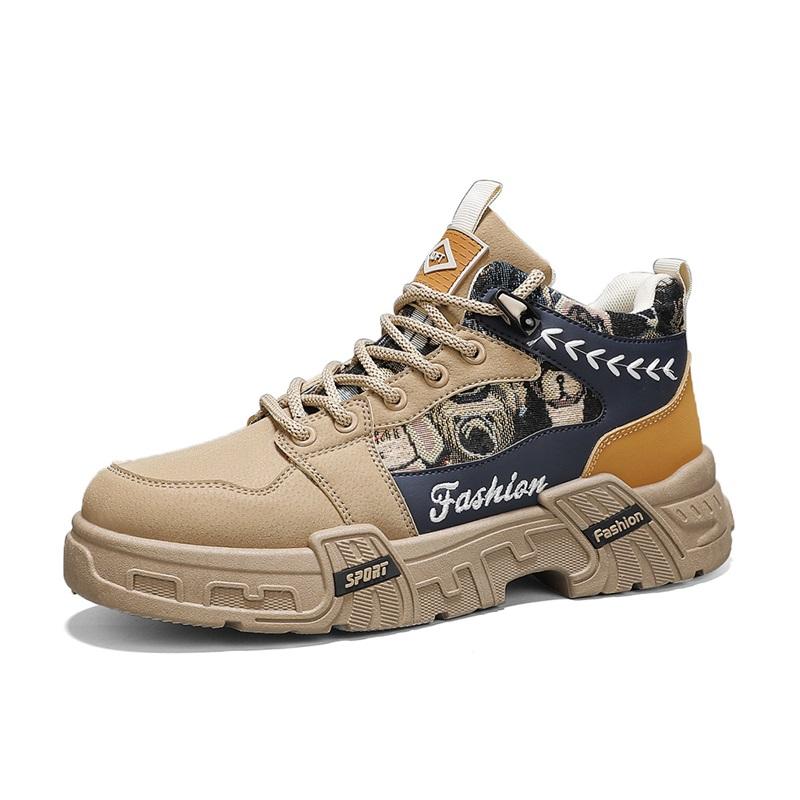 Модные мужские высокие ботинки Martin в британском стиле — фото 16