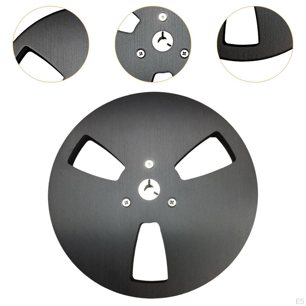 1/4 7 Inch Empty Reel Aluminum Accessories Lightweight Opening Machine Part Sturdy Open Sound