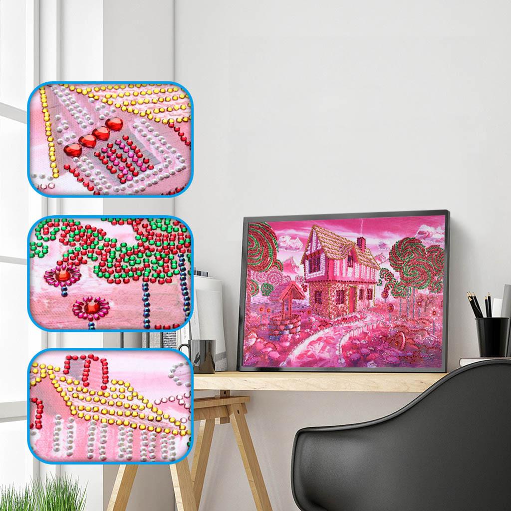 5D DIY Full Drill Diamond Painting Four Seasons Flowers Cross Stitch Embroidery Rhinestones Painting
