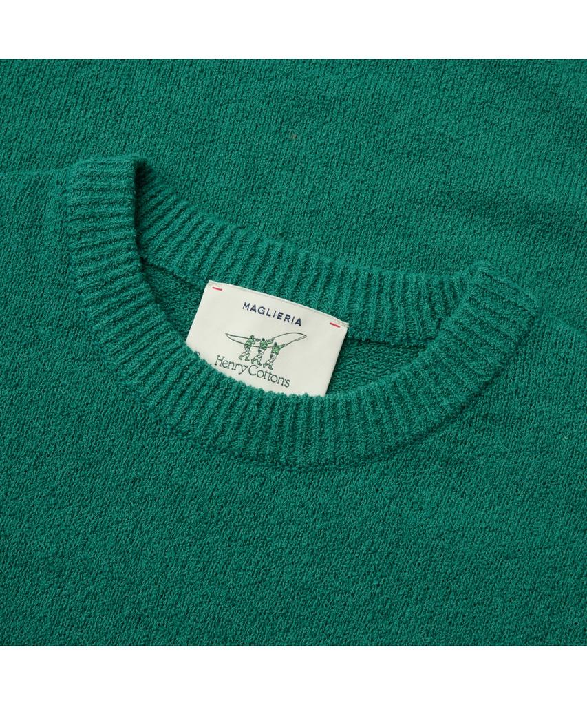 Henlikoteun Cotton Round Pullover Ahwas26631Grx
