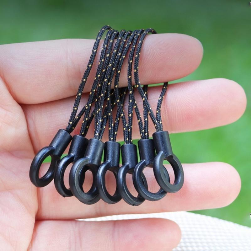 Keychains Lanyard for Securing Items Key Mobile Phones Flashlights Durability Plastic Reinforced End Easyly Setups