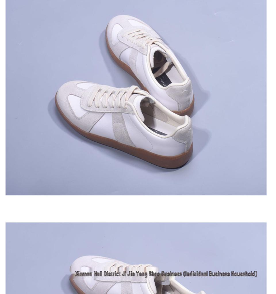 Dexun Women's Genuine Cowhide White Flat Shoes - New for Spring & Autumn 2025, Casual & Versatile.