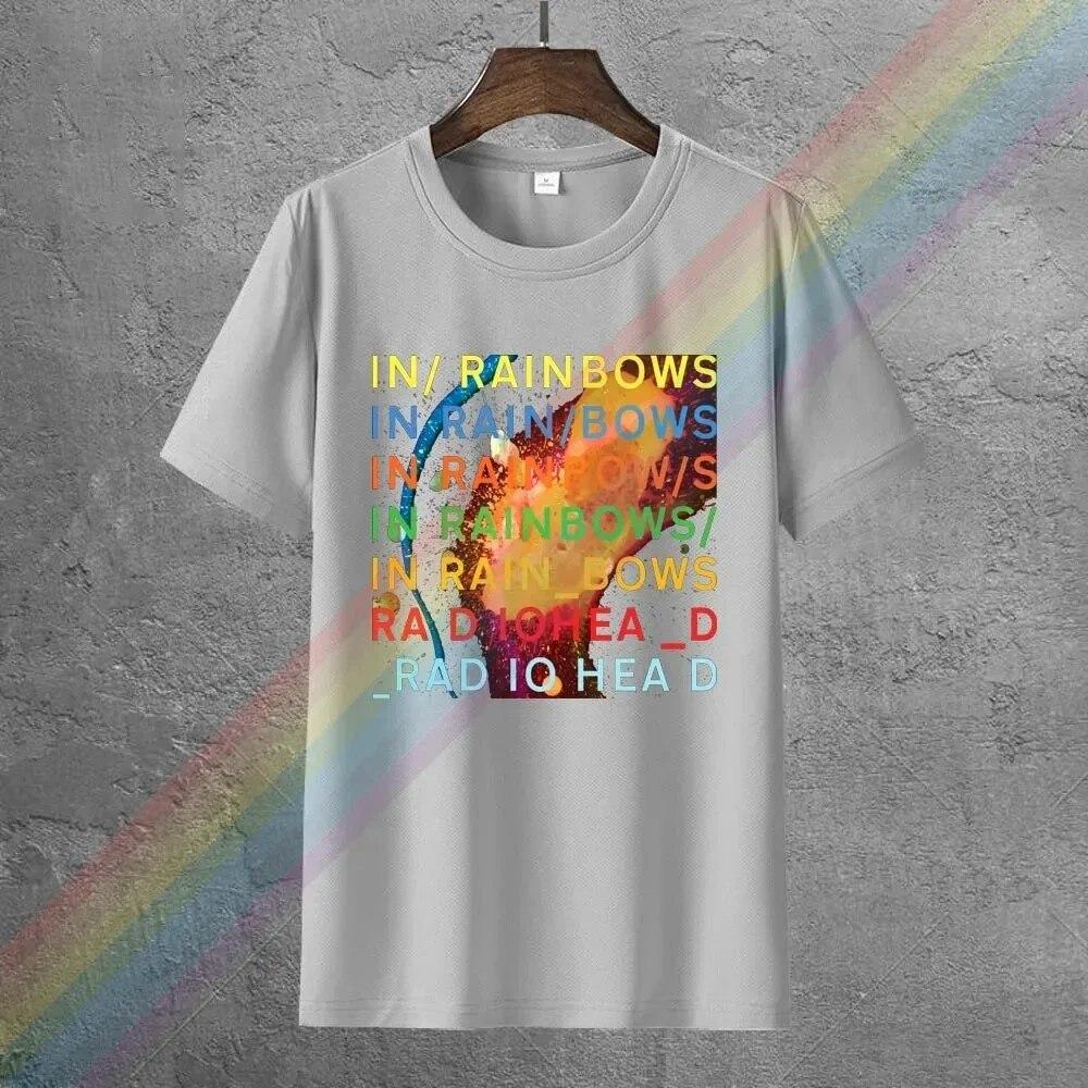 Radiohead In Rainbows Rock Radiohead Black T-Shirt S-5Xl