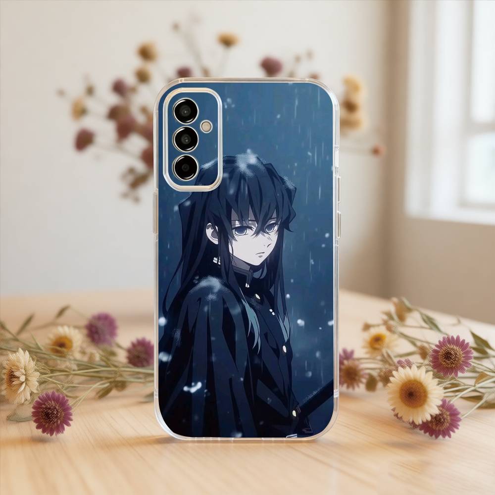 

Demon M-Muichiro Tokito Phone Case Transparent Silicone Soft For SamsungA10,12,20,21S,30,31,40,50,51,52,70,71 Samsung a52 a52S