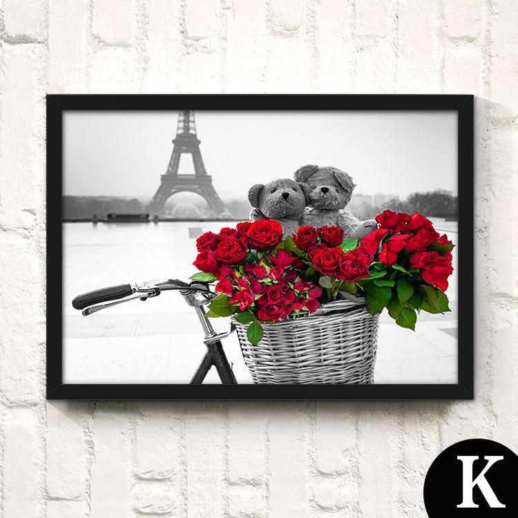 

Башня роз черно-белая гостиная украшения живопись современный пейзаж спальня фрески спальня диван плакаты 21x30 No Frame