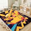 Pokémon Pikachu Print Non-Slip Home Decor Rug, Cute Cartoon Welcome Mat, Perfect Gift for Family and Friends.