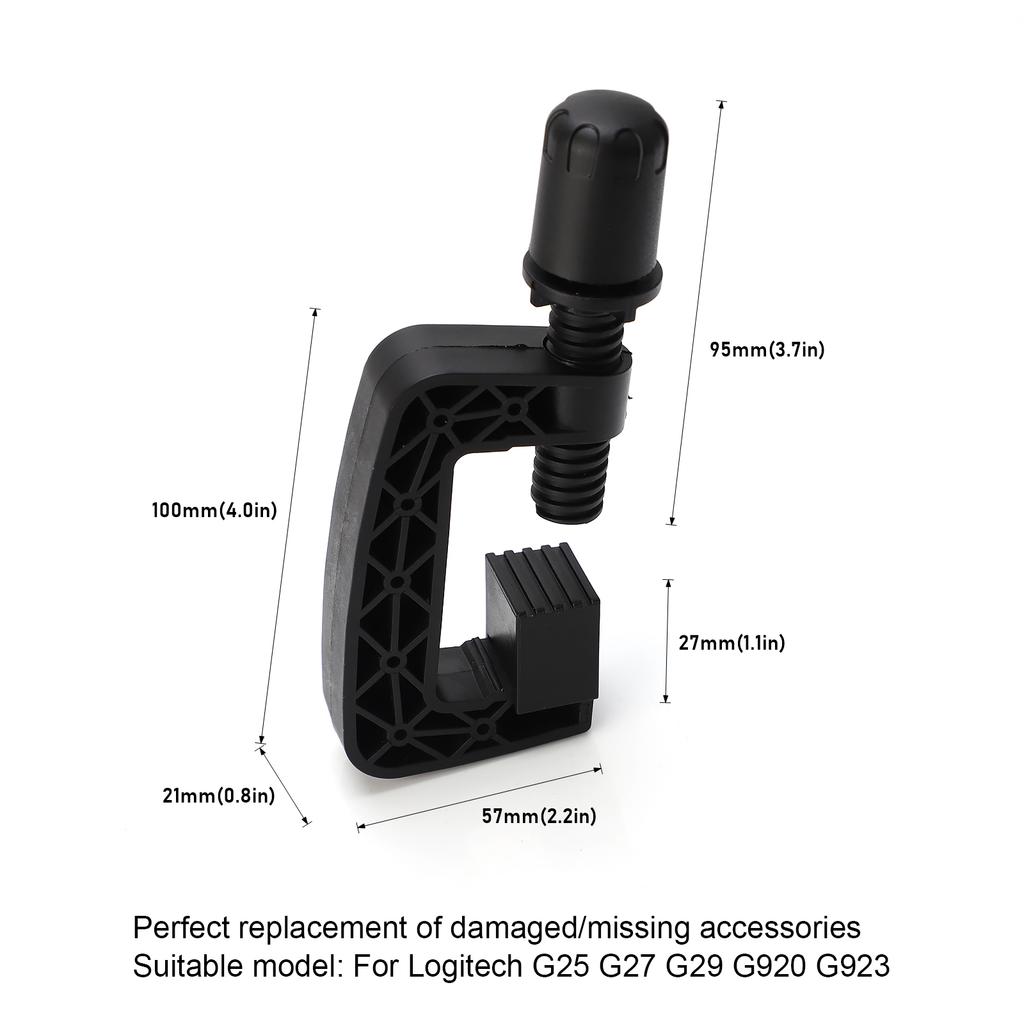 Black Steering Wheel System Fixing Clamp For Logitech G25 G27 G29 G920 G923 Driving Force GT Steering Wheel Systems