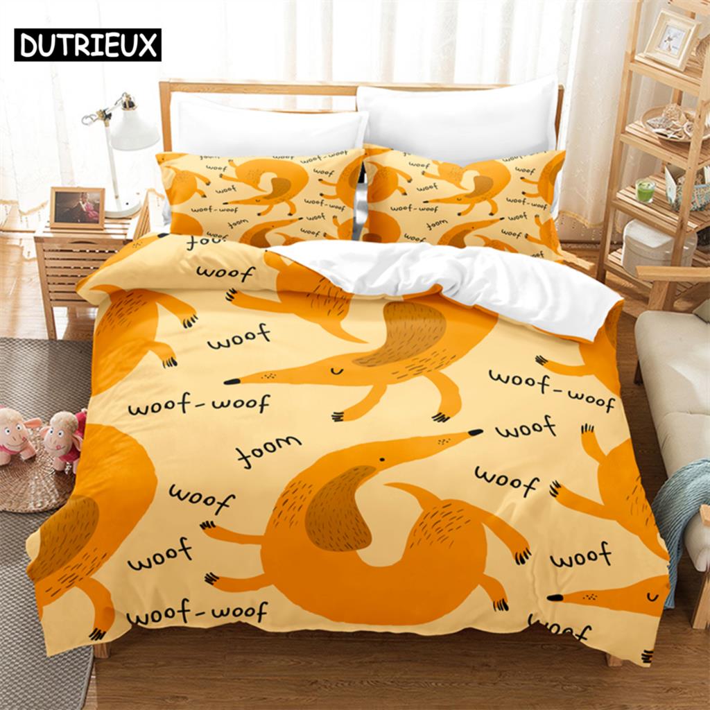 Children's Cartoon Bedding Set Duvet Cover Set 3d Bedding Digital Printing Bed Linen Queen Size Bedding Set Fashion Design