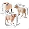 Farm Animal Figurine Set Educational Toy And Sheep Models for Kids