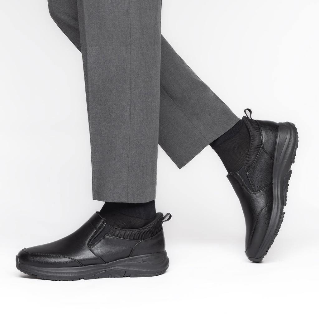 Foxsense Laceless Perfect for No Need To Use Your and Perfect for All Perfect for and Standing Size Men's Loafers, Standing, Hands, Waterproof,