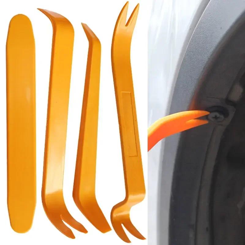 1/4/12 Pcs Car Removal Tool Car Radio Door Clip Panel Trim Dash Auto Radio Removal Pry Tool Automobile Interior Disassemble Kit